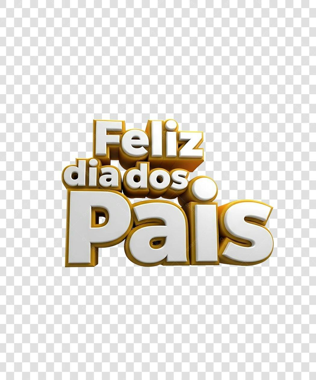 Banner Dia dos Pais PNG com fundo transparente
