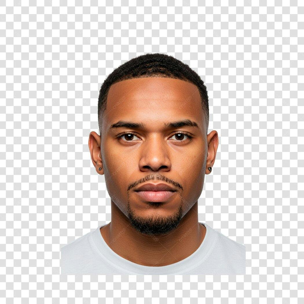 Foto Retrato Homem Negro PNG com fundo transparente