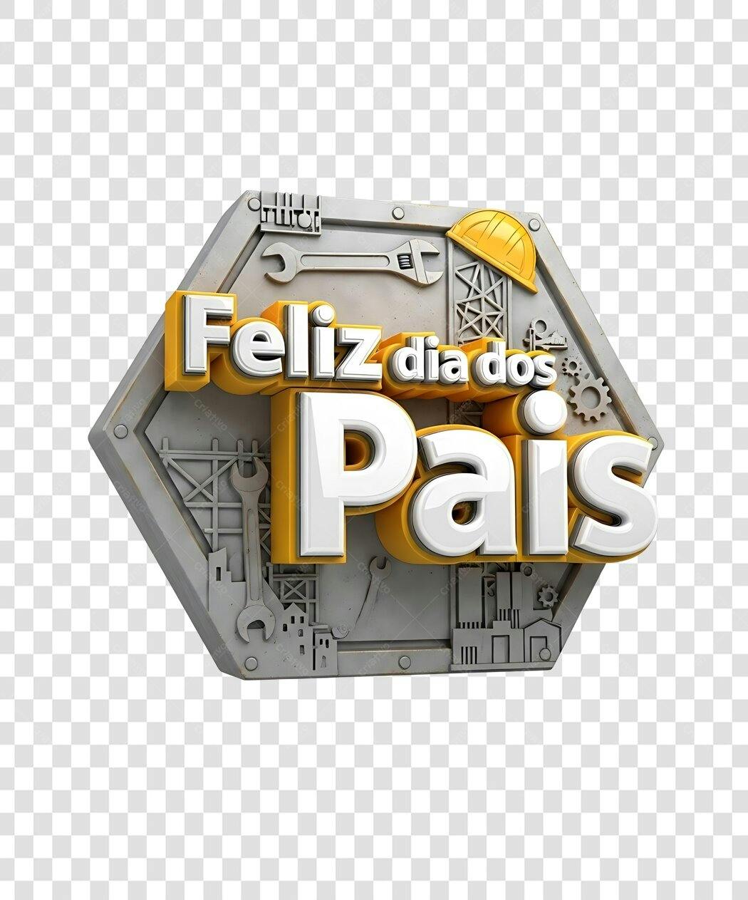 Banner Dia dos Pais PNG com fundo transparente