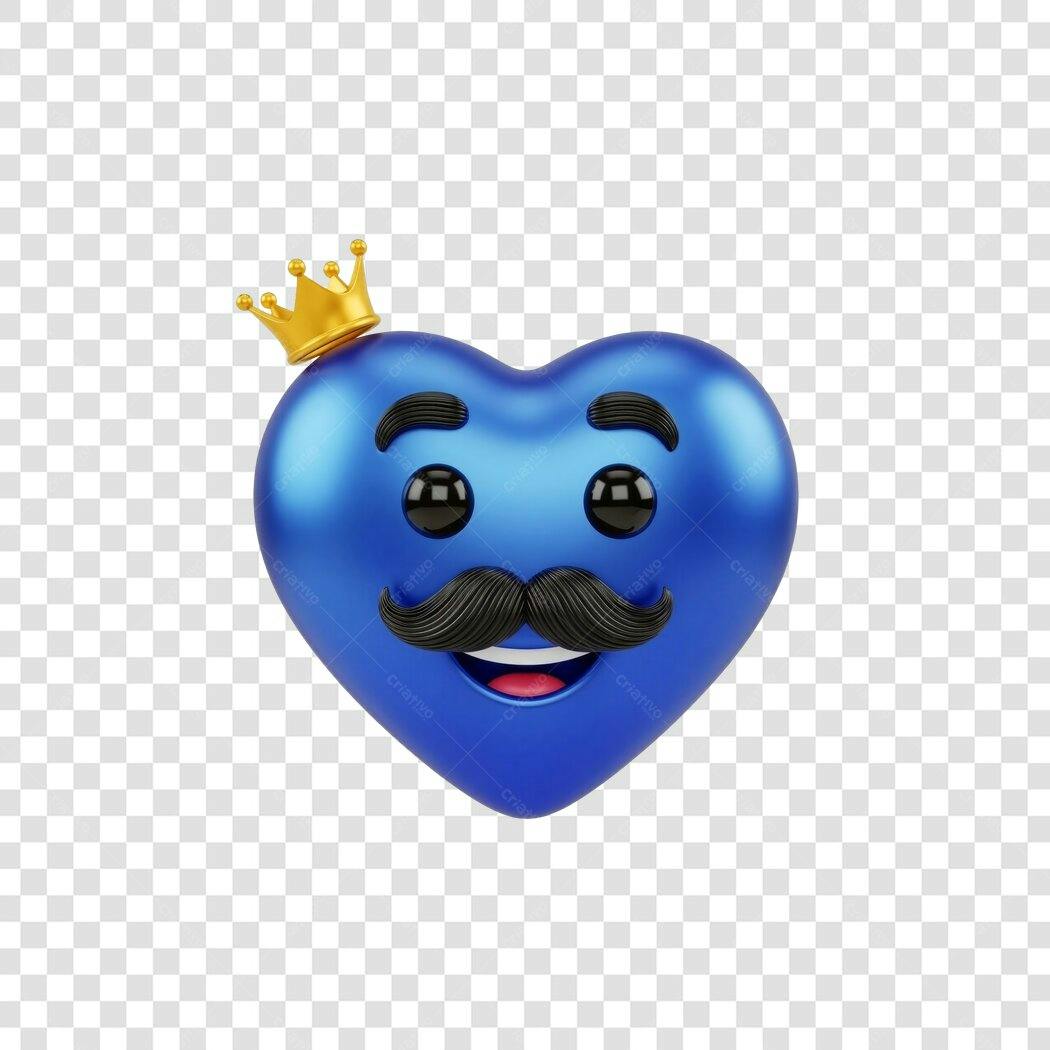Emoji Coração Pai PNG com fundo transparente