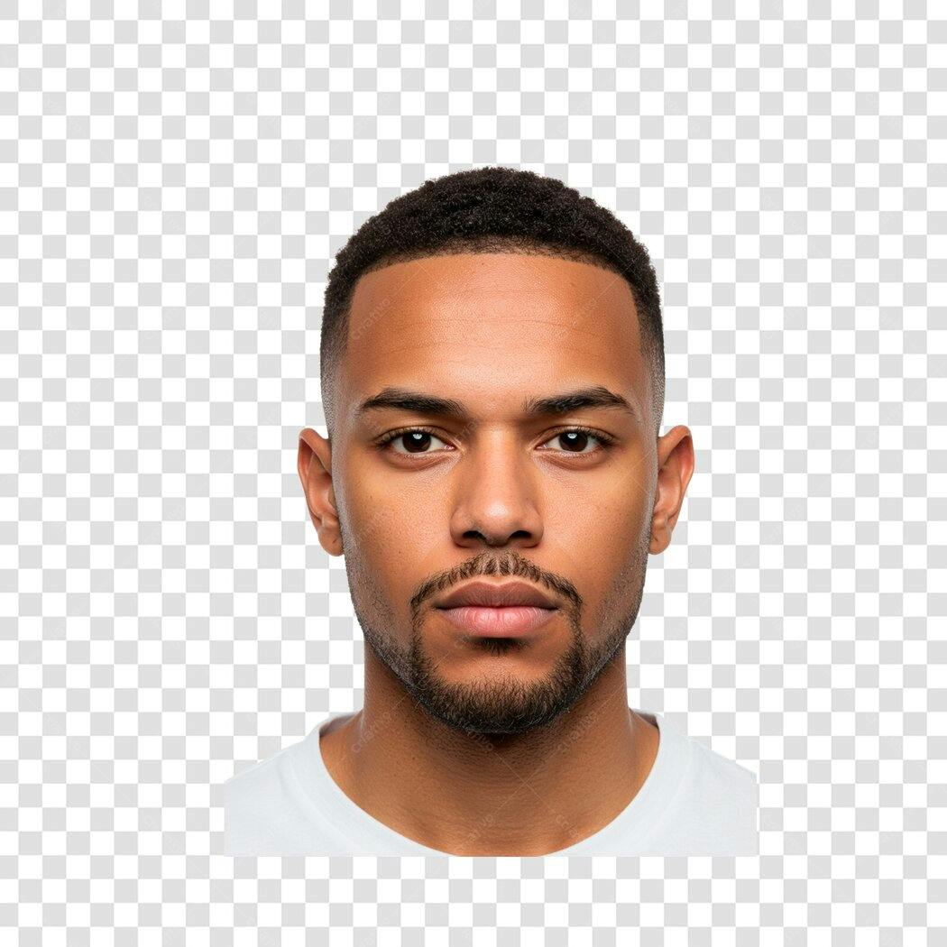 Foto Retrato Homem Negro PNG com fundo transparente
