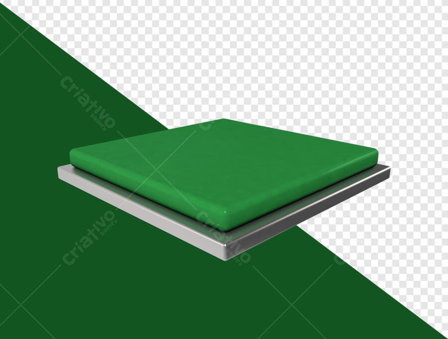 Mockup PSD para Apresentação de Produtos Verde e Cinza Editável