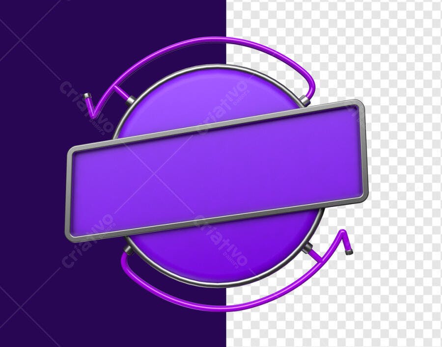 Banner Publicitário Roxo PSD Editável