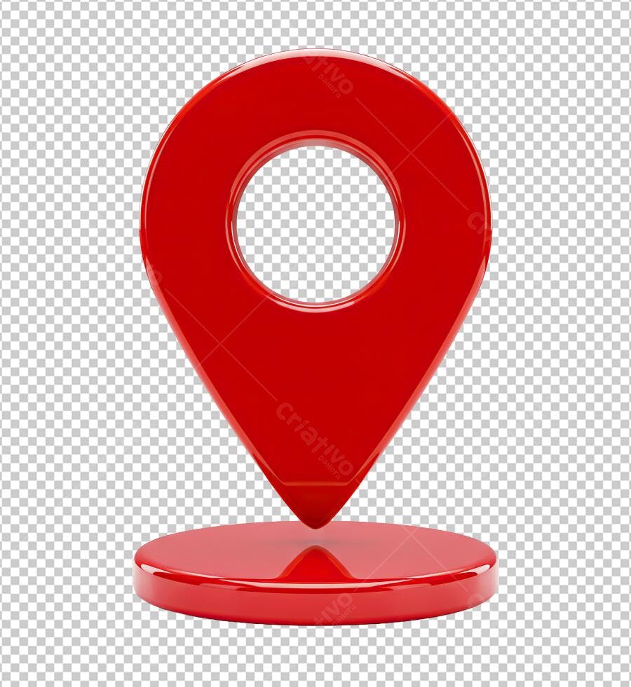 Ícone de localização PNG com fundo transparente