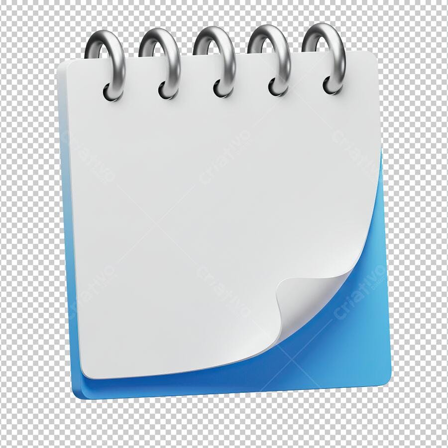 Mockup Calendário PNG com fundo transparente