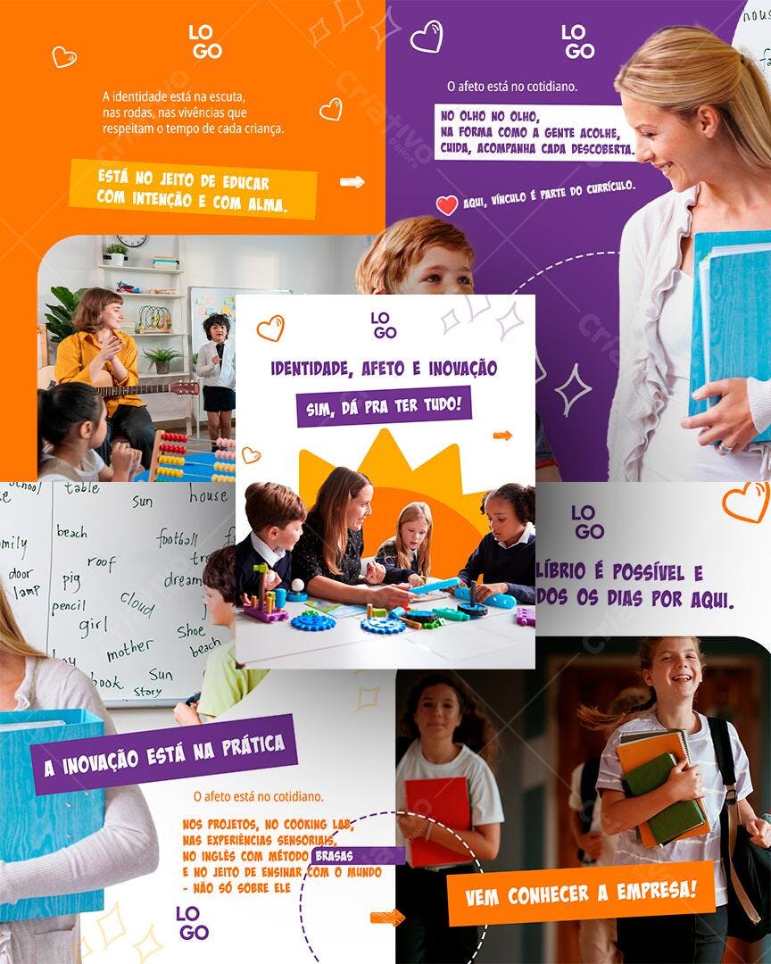 Flyer Escola PSD Editável