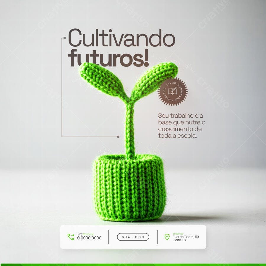 Postagem Dia do Professor PSD Editável