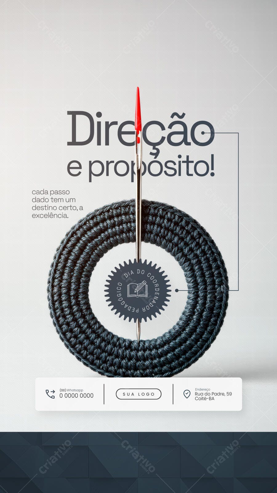 Flyer Dia do Professor PSD Editável