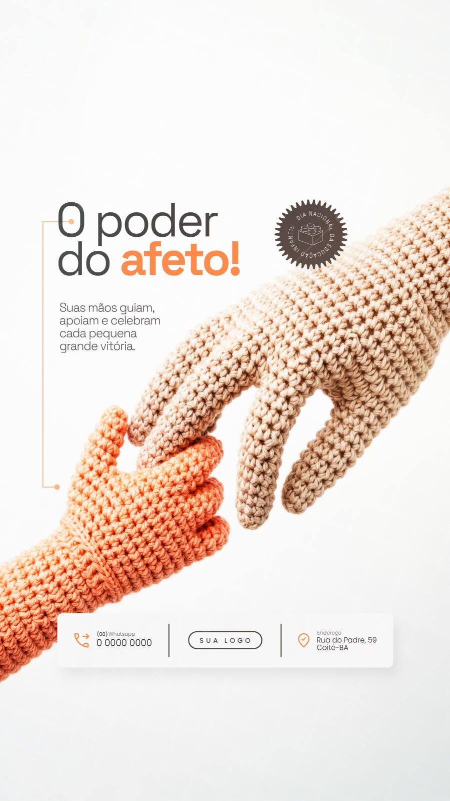 Postagem Dia Nacional da Educação PSD Editável