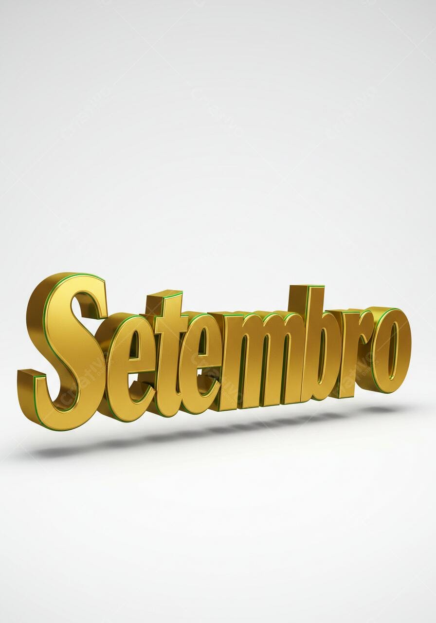 Setembro dourado em 3D