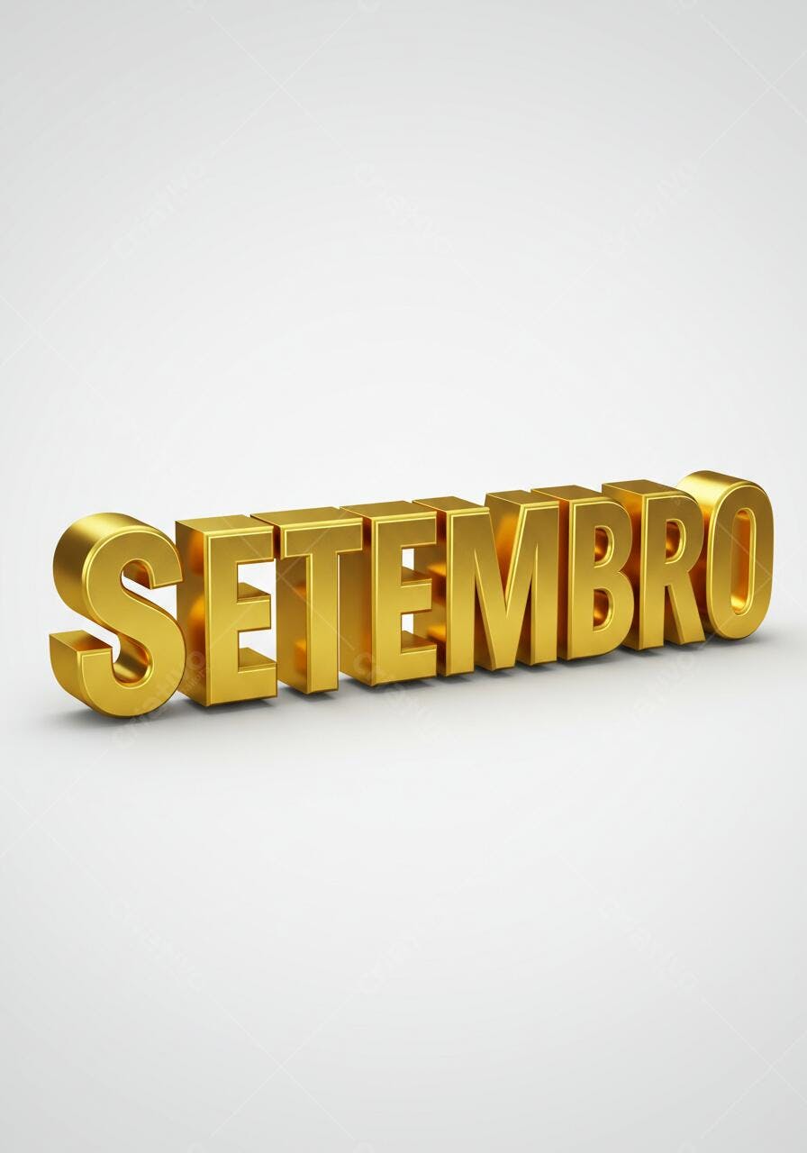 Setembro em dourado 3D