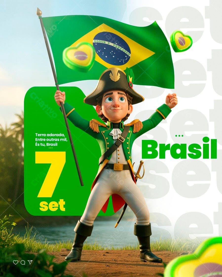 Kit Festa 7 de Setembro PSD Editável