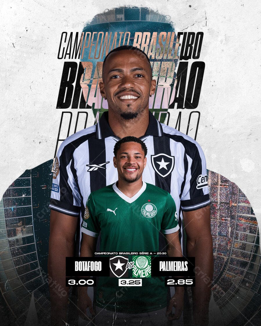 Poster Campeonato Brasileiro PSD Editável