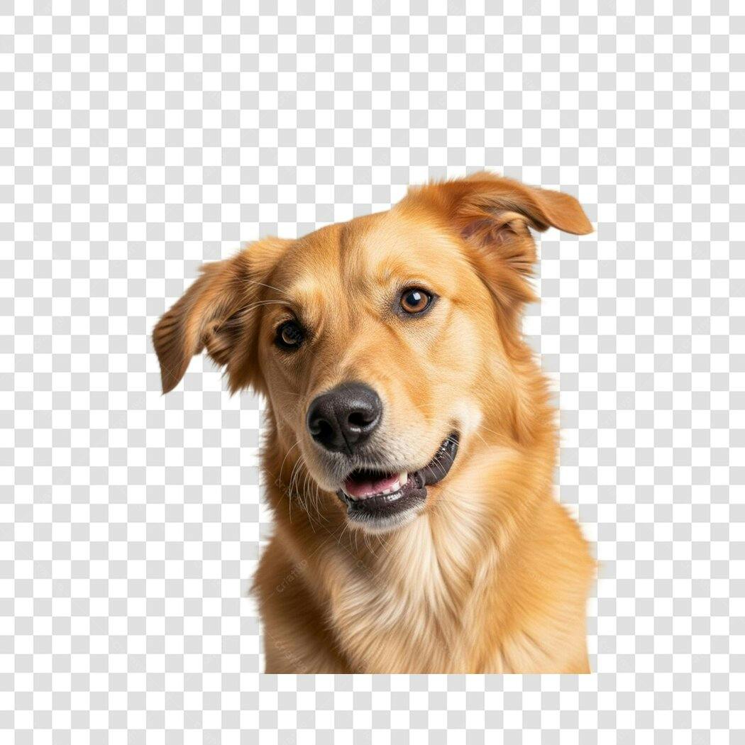 Imagem PNG Cachorro Dourado Fundo Transparente