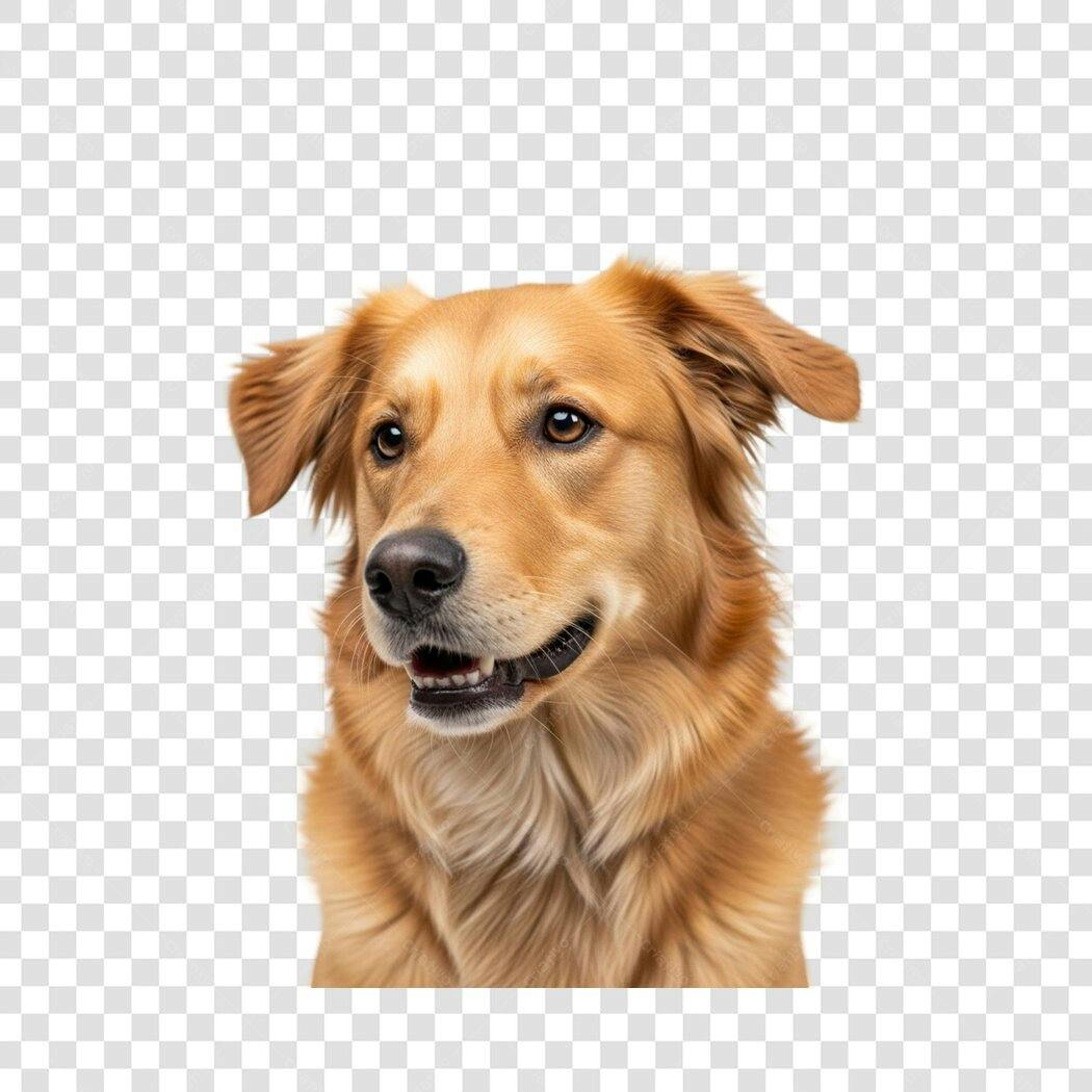 Imagem Cachorro Dourado PNG com fundo transparente
