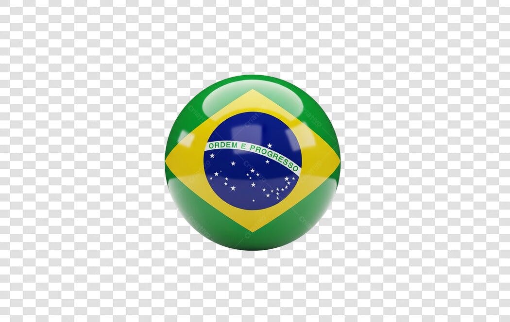 Logo PNG com fundo transparente Bandeira Brasil