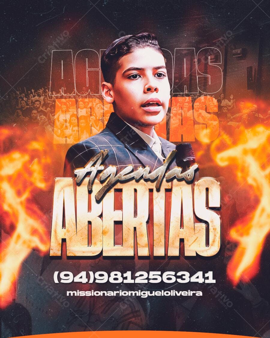 Flyer para Evento Religioso PSD Editável