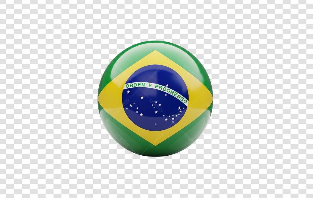 Logo PNG com fundo transparente Bandeira Brasil