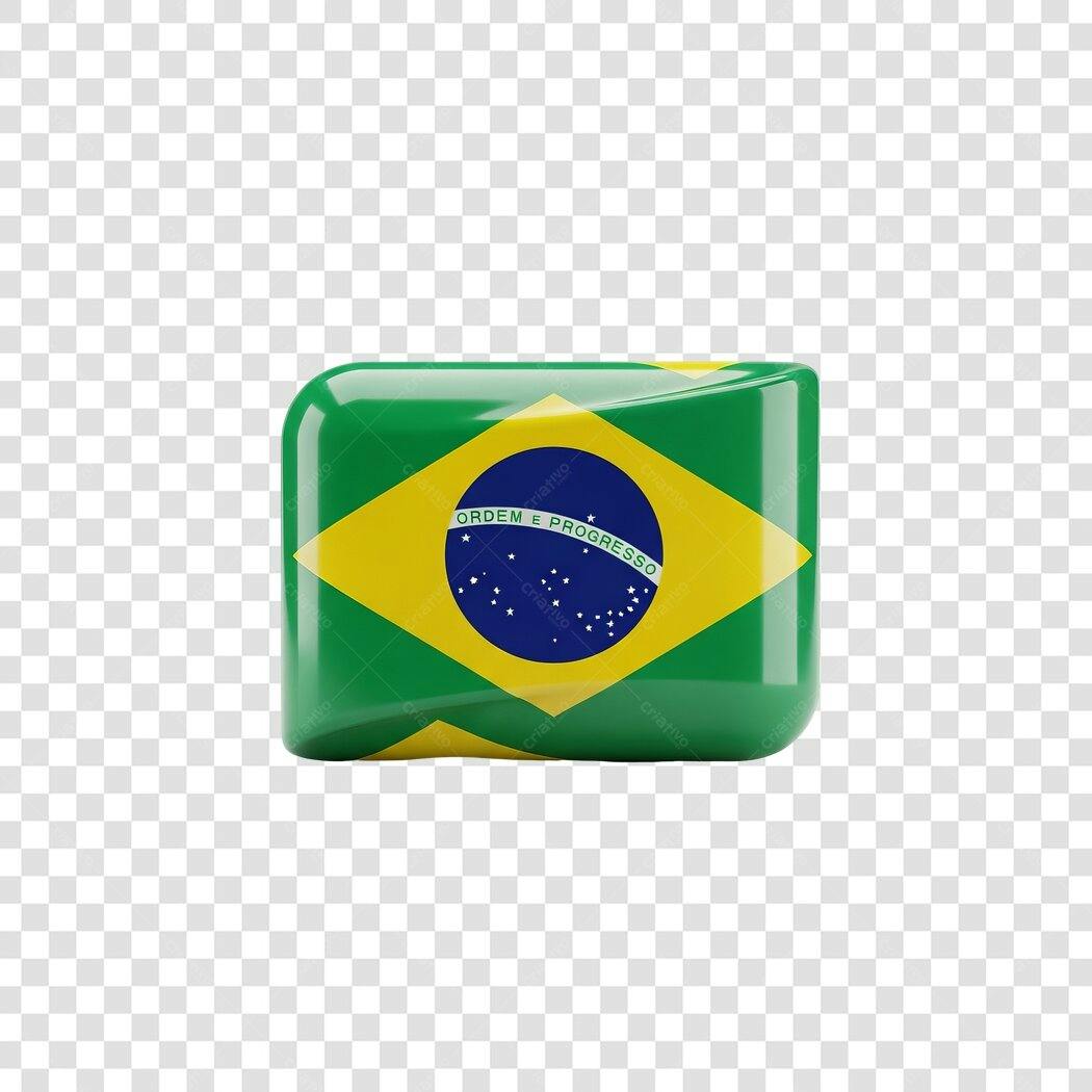 Logo Bandeira Brasil PNG com fundo transparente