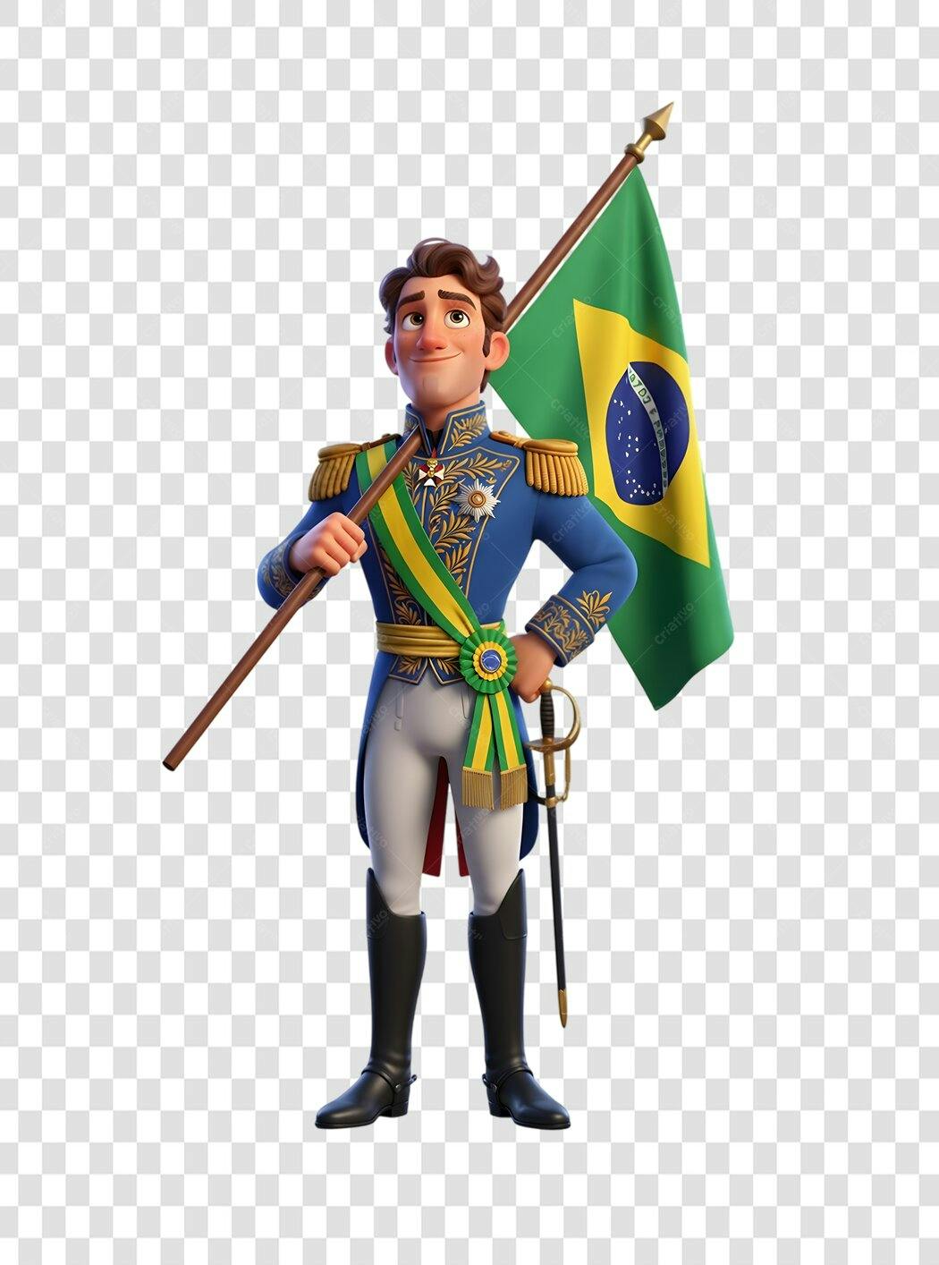Ilustração 7 de Setembro PNG com fundo transparente