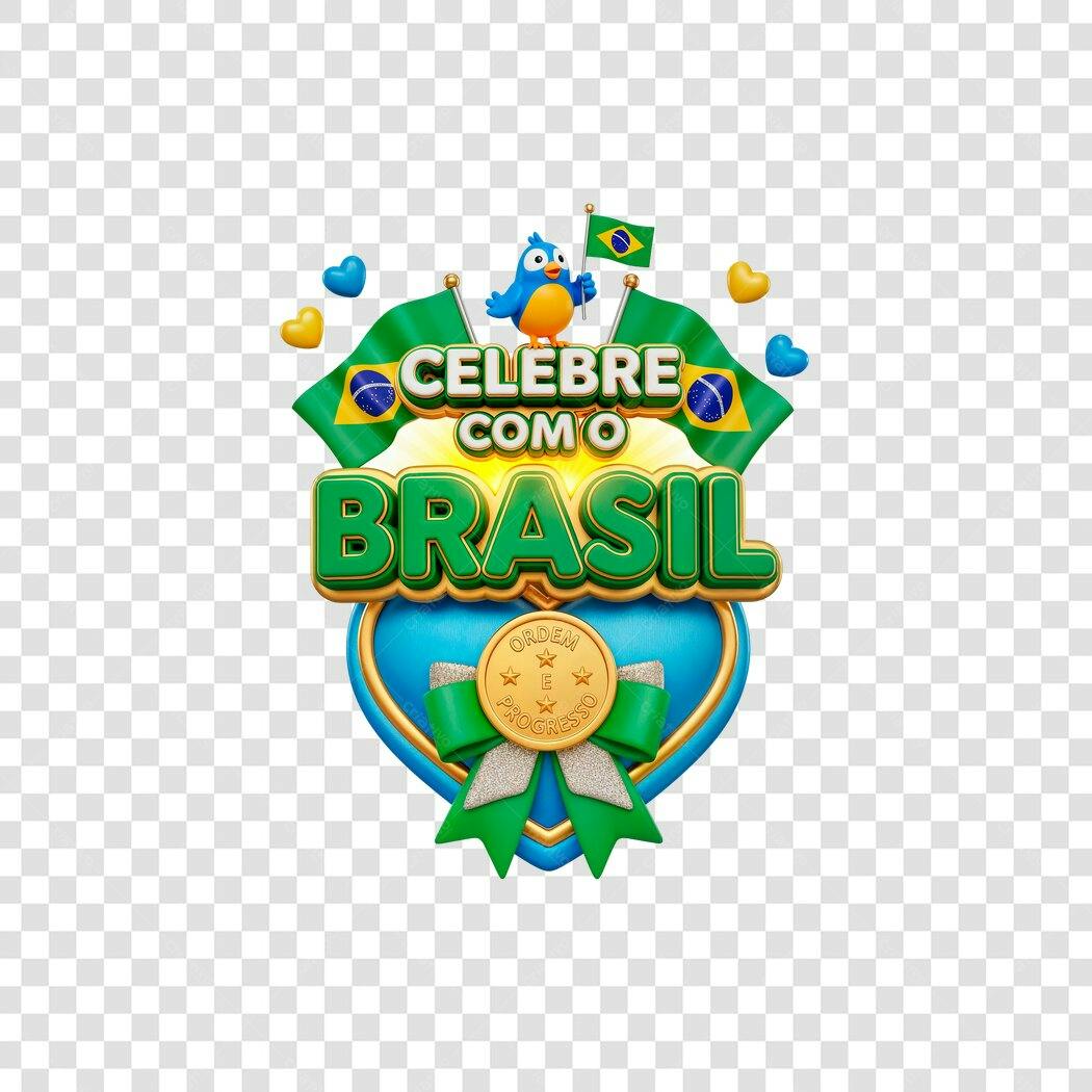 Banner 7 de Setembro PNG com fundo transparente