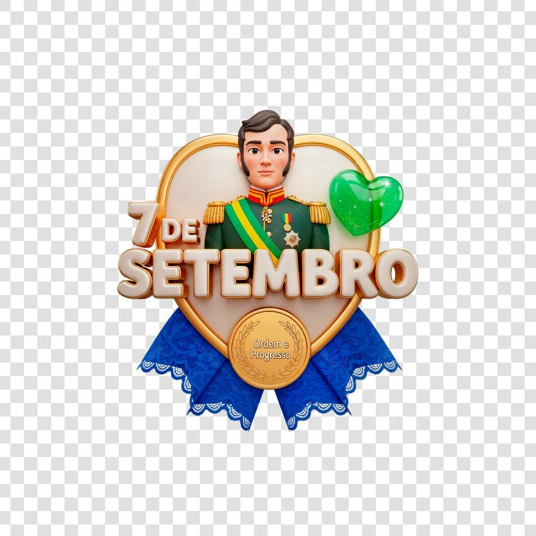 Banner 7 de Setembro PNG com fundo transparente
