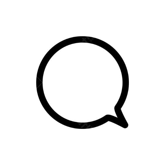 Ícone de Balão de Conversa PNG com fundo transparente