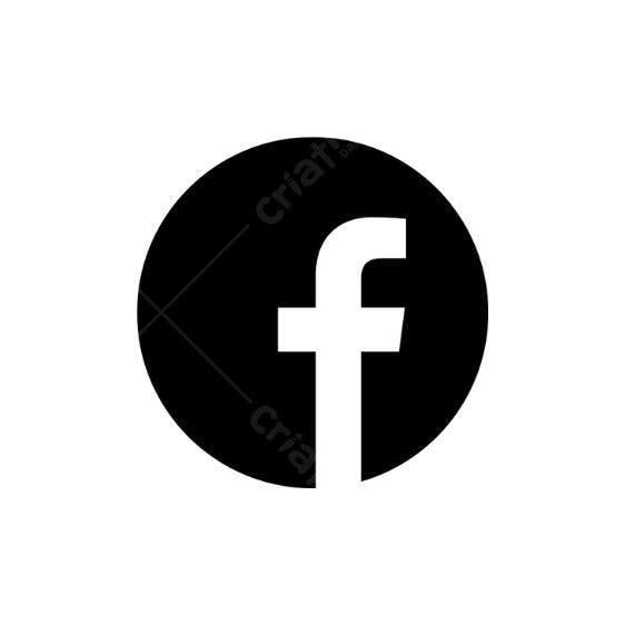 Icone Facebook PNG com fundo transparente