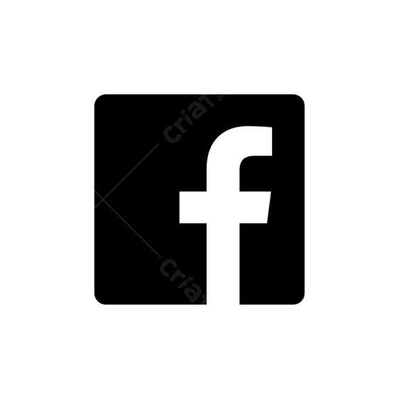 Ícone Facebook PNG com fundo transparente