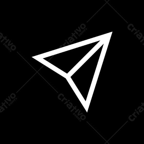 Ícone avião de papel PNG com fundo transparente