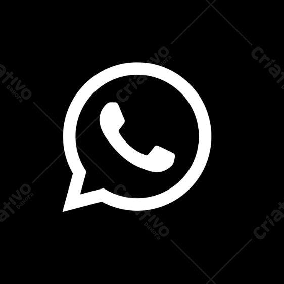Ícone WhatsApp PNG com fundo transparente