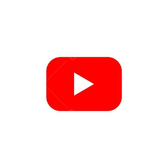 Icone YouTube PNG com fundo transparente