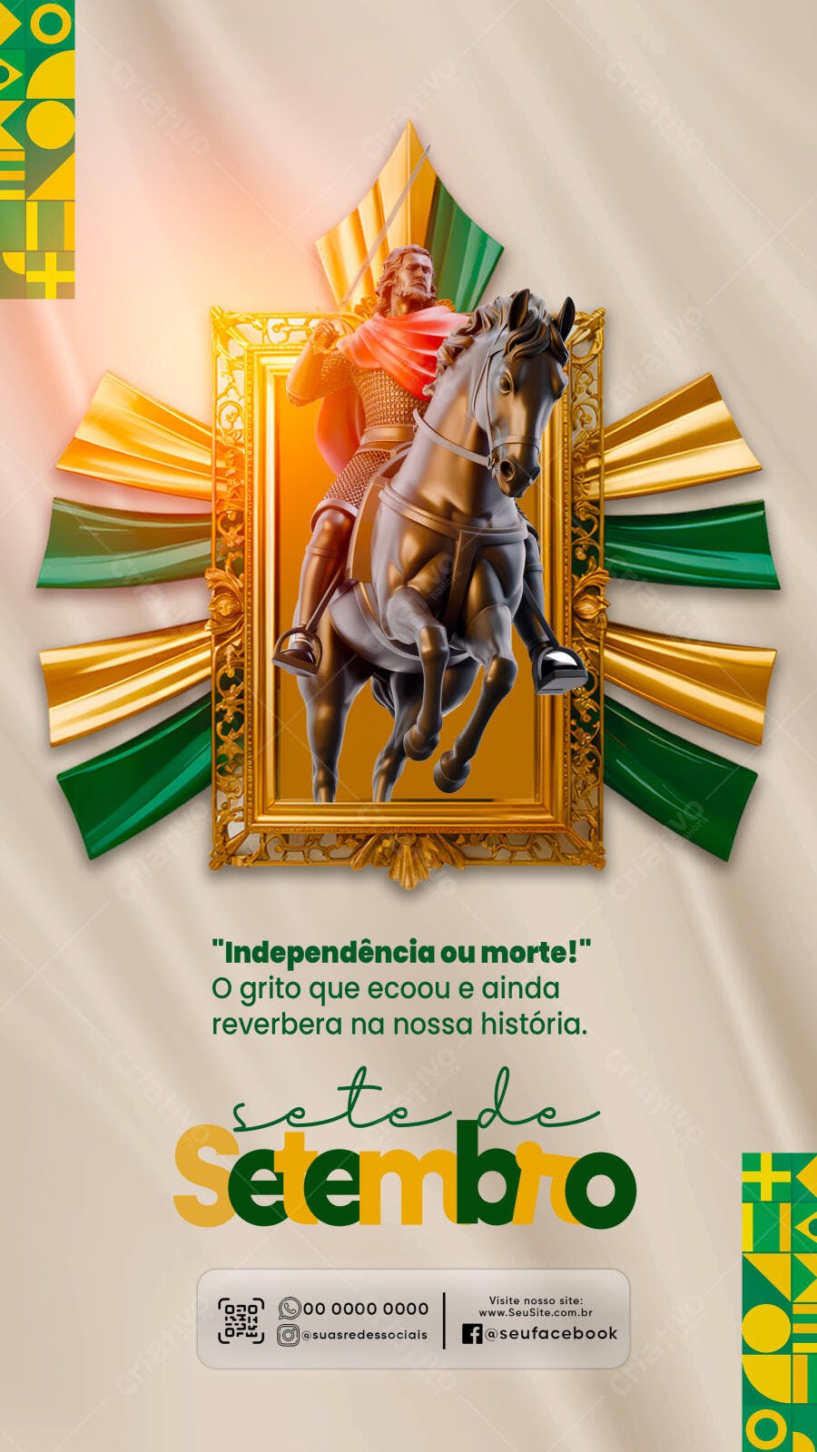 Flyer 7 de Setembro PSD Editável