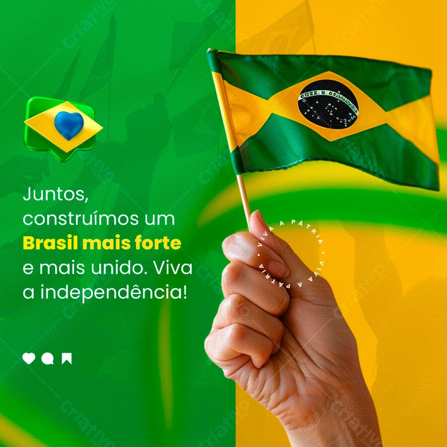 Postagem 7 de Setembro PSD Editável