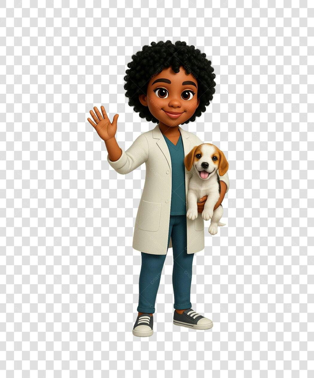 Icone Veterinária com Cachorro PNG com fundo transparente
