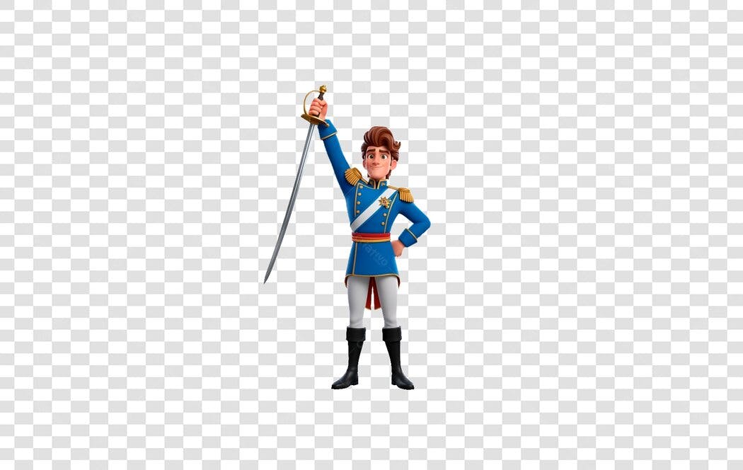 Icone Príncipe Guerreiro PNG com fundo transparente