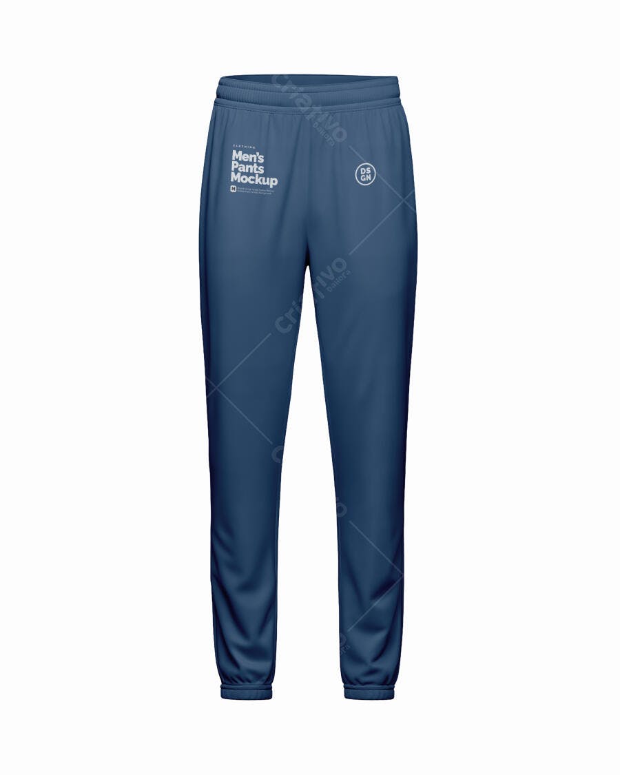 Mockup Calça Masculina Azul Marinho - Estilo Casual
