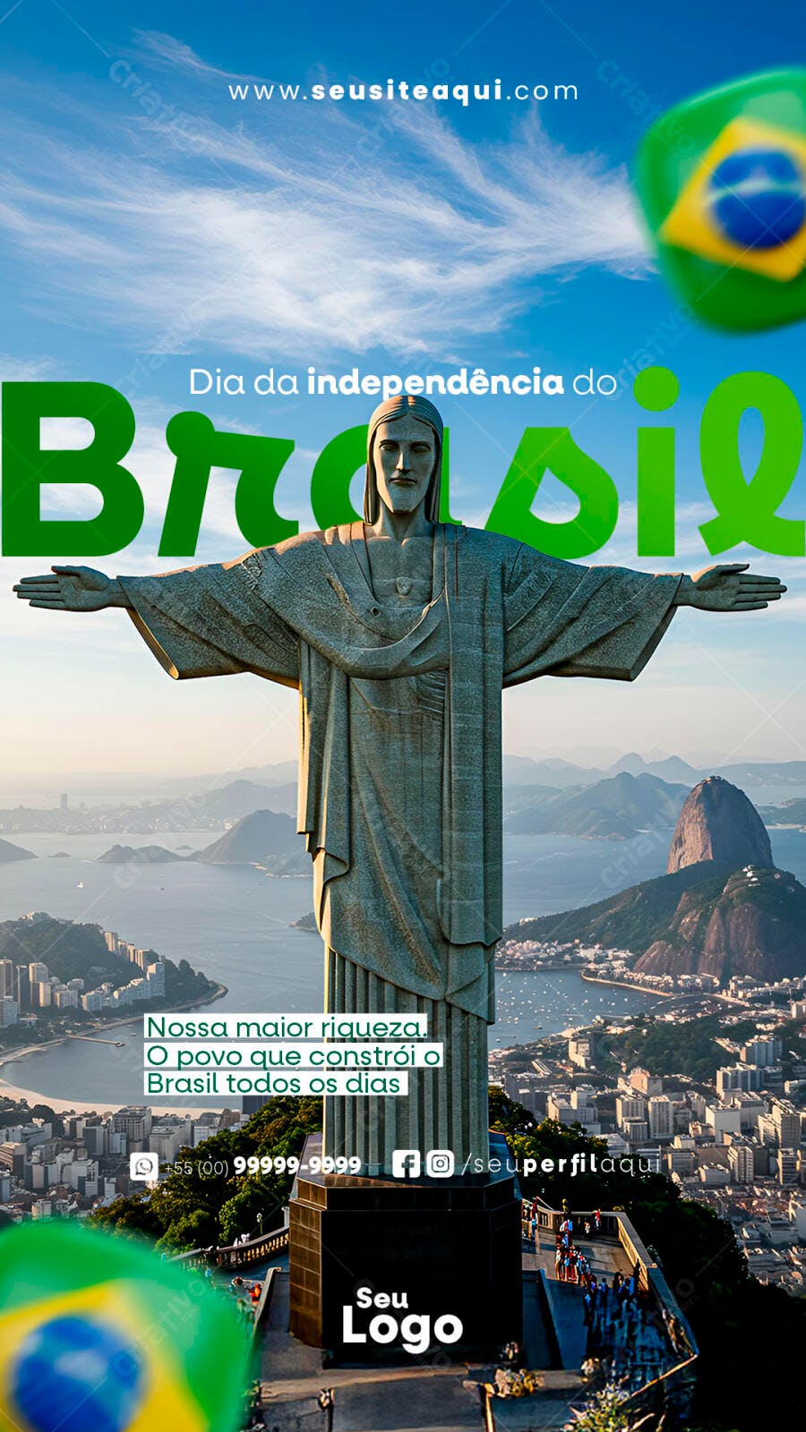 Flyer 7 de Setembro PSD Editável