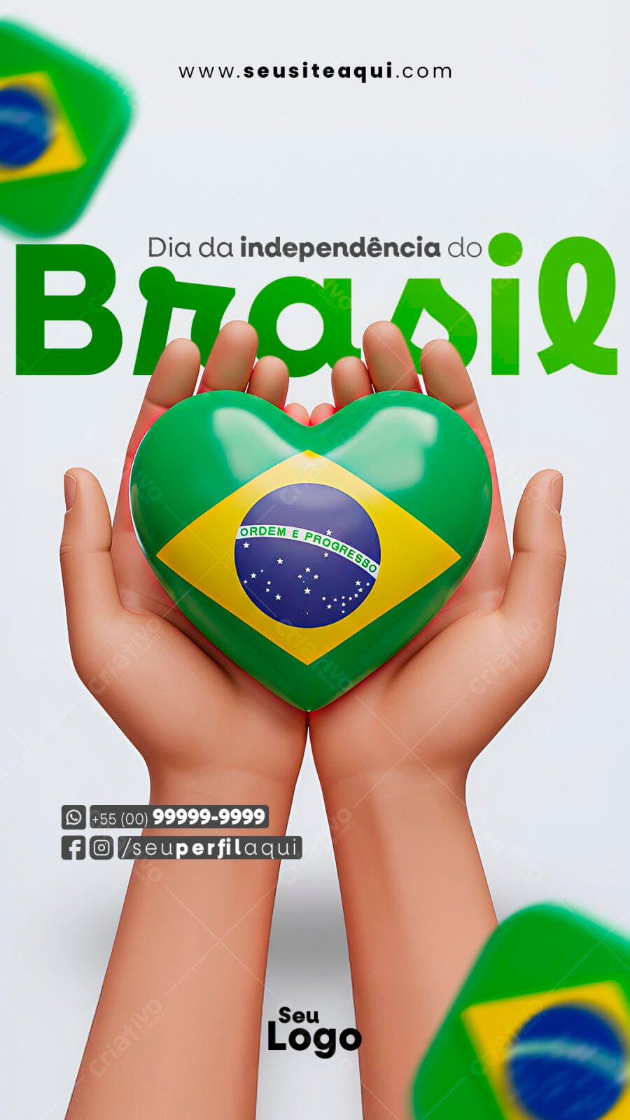 Flyer 7 de Setembro PSD Editável