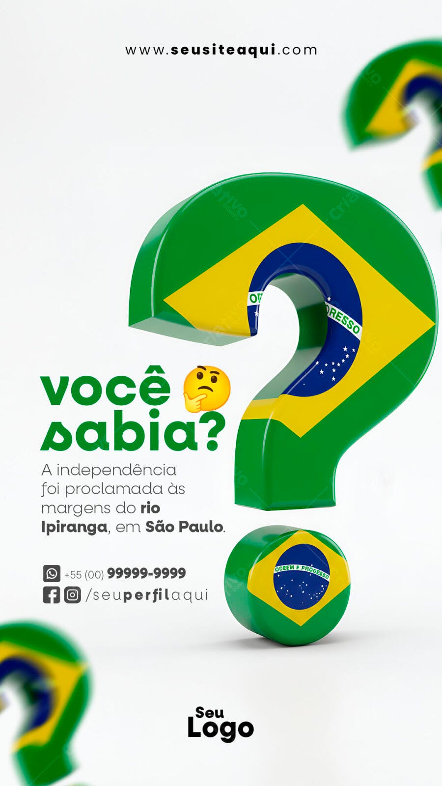 Flyer 7 de Setembro PSD Editável