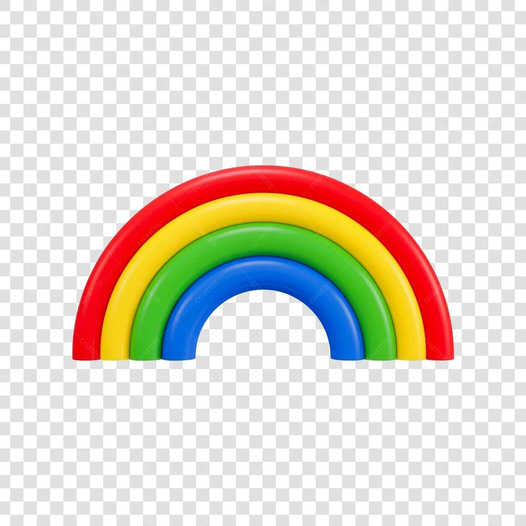 Icone Arco-íris PNG com fundo transparente
