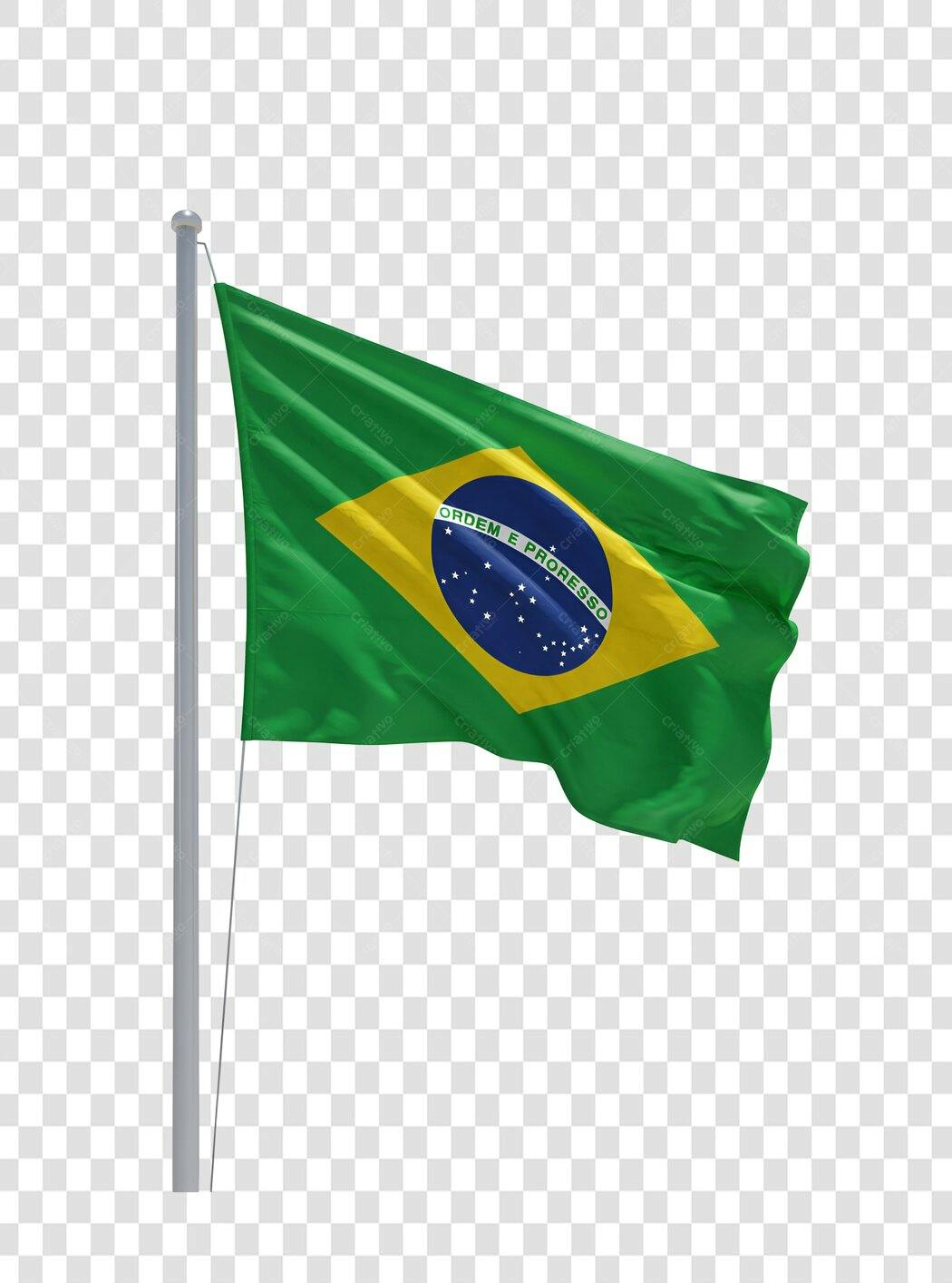 Bandeira Brasil PNG com fundo transparente