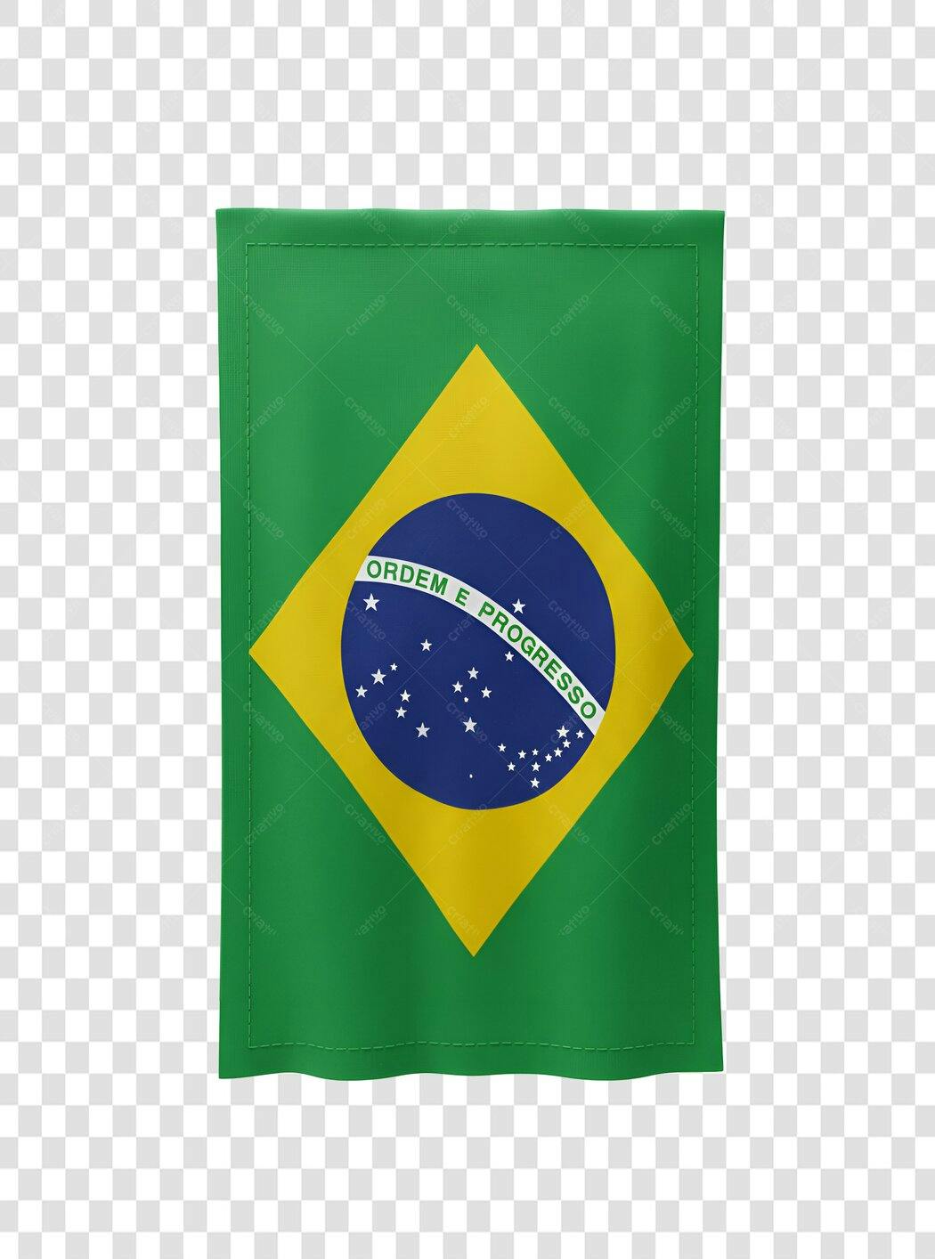 Bandeira Brasil PNG com fundo transparente