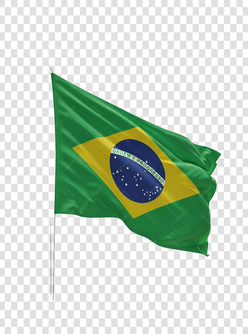 Bandeira Brasil PNG com fundo transparente