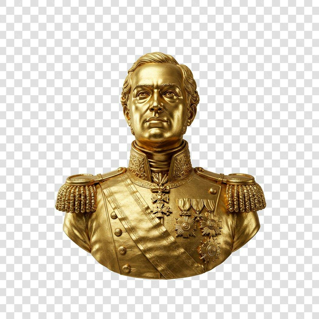 Icone Militar Dourado PNG com fundo transparente