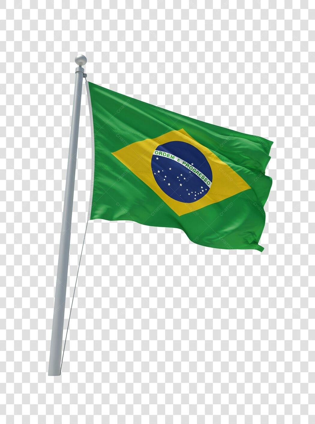 Bandeira Brasil PNG com fundo transparente