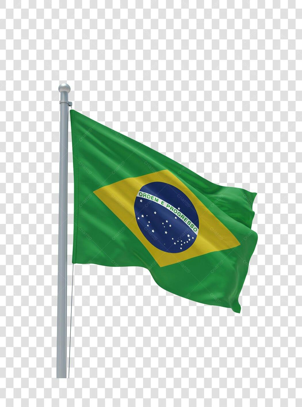 Bandeira Brasil PNG com fundo transparente