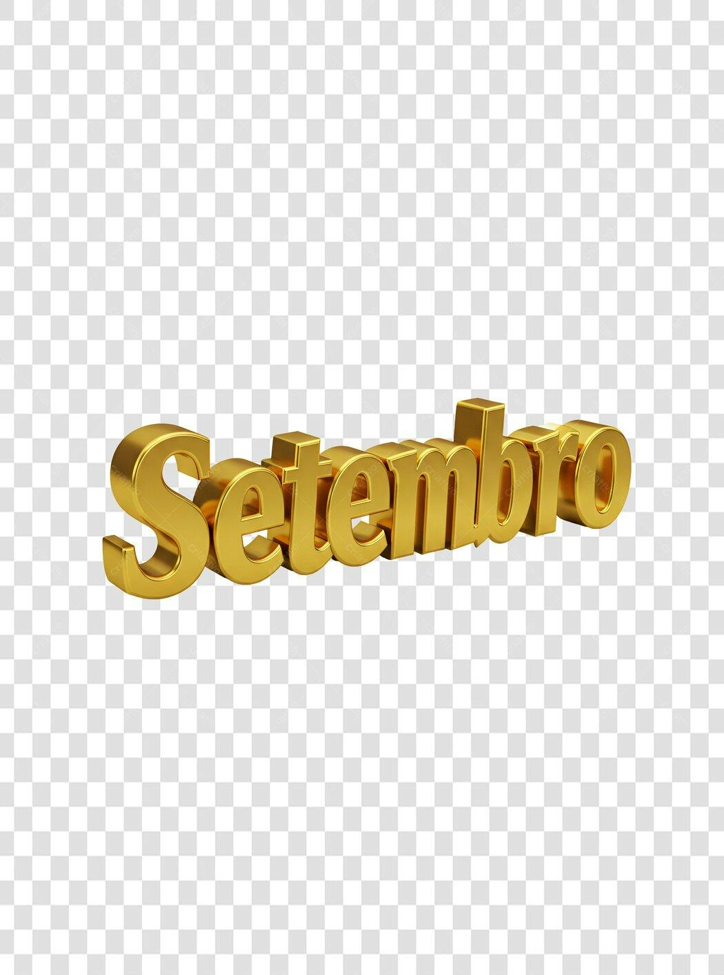 Icone Setembro Dourado PNG com fundo transparente