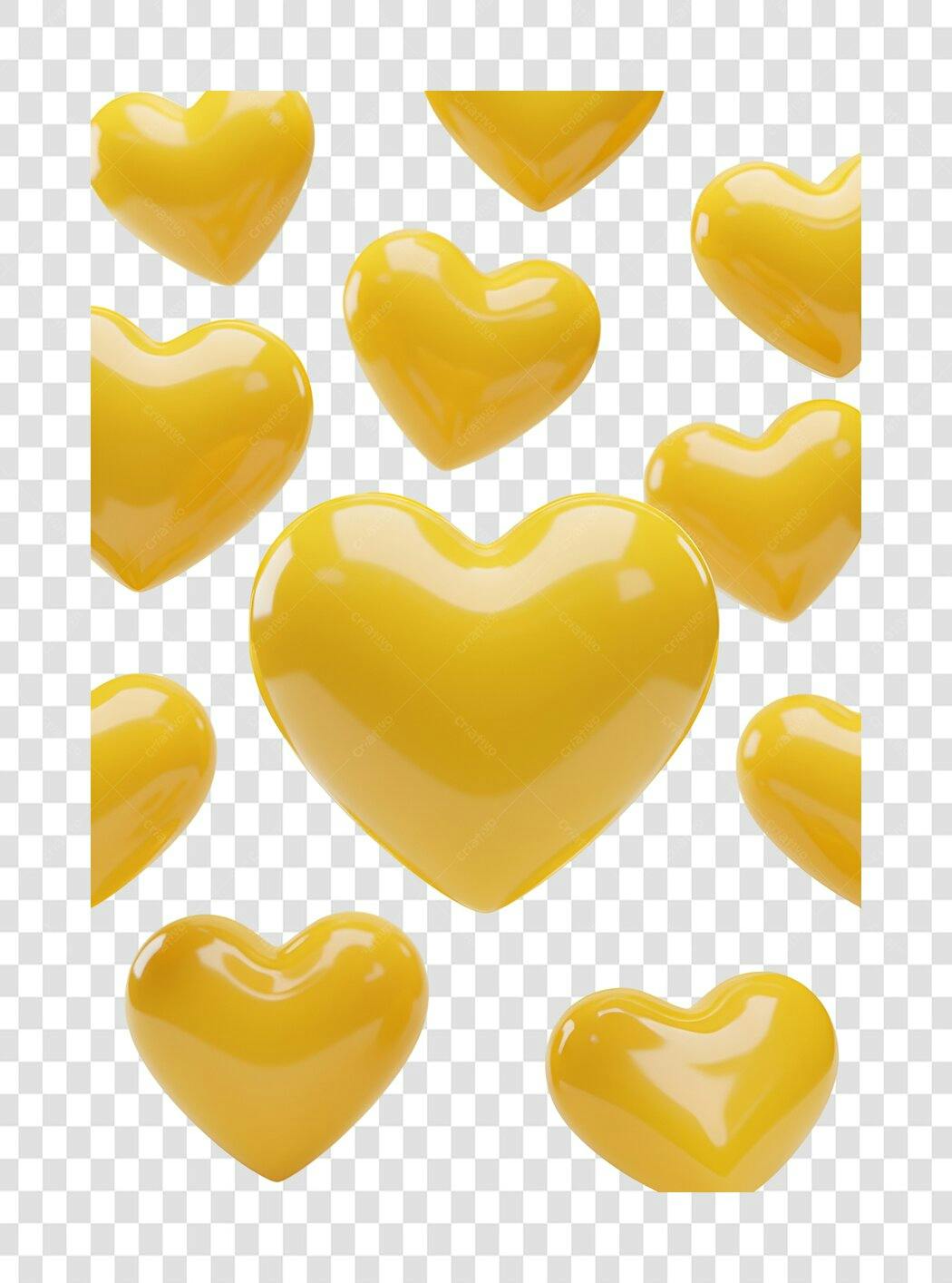 Icones Dia dos Namorados PNG com fundo transparente