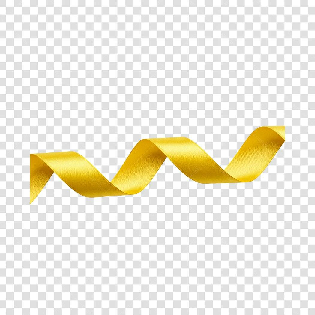 Fita dourada PNG com fundo transparente